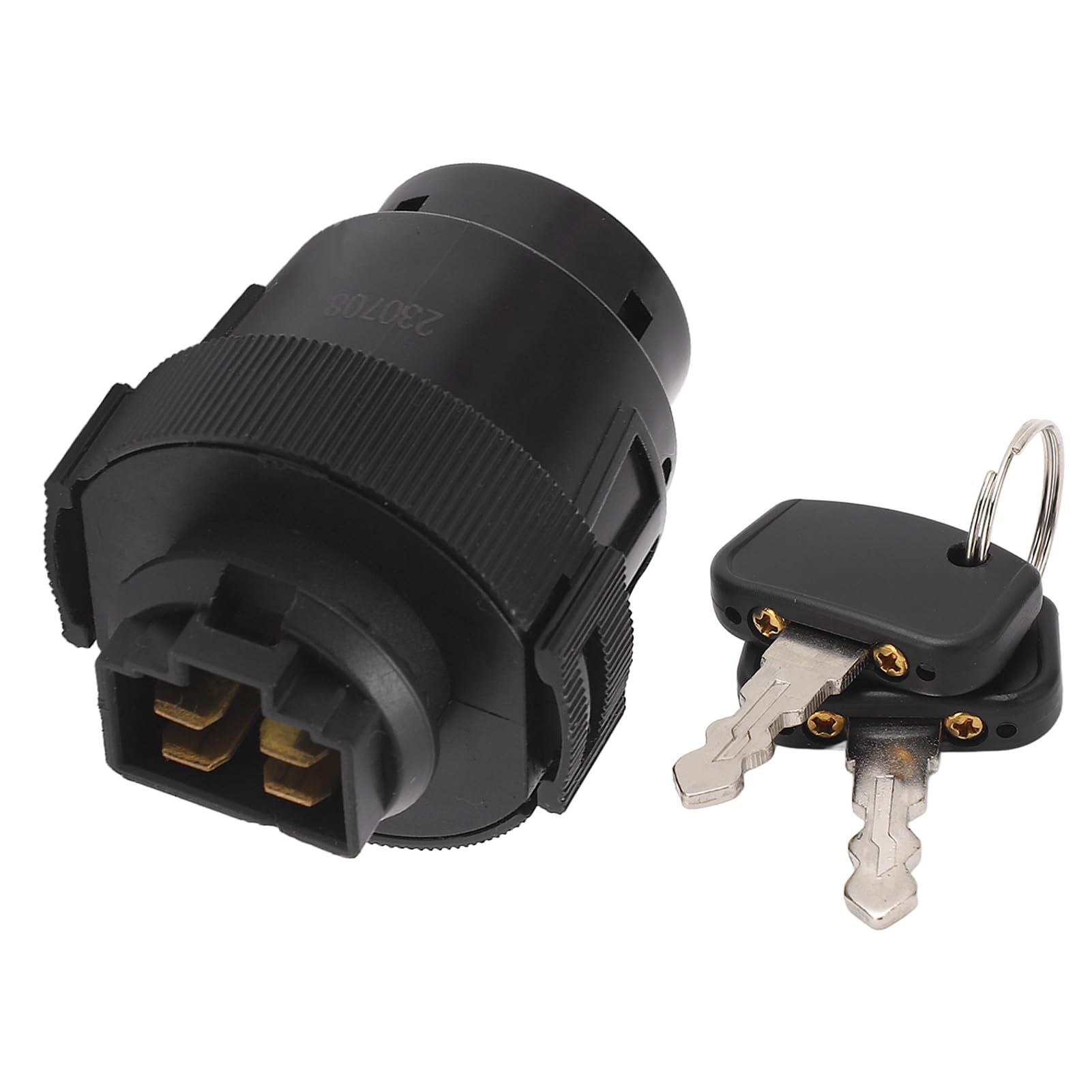 Interrupteur D'allumage, Interrupteur D'allumage de Démarreur étanche Résistant aux Hautes Températures avec Clés pour Kubota ZD221 ZD321 ZD323