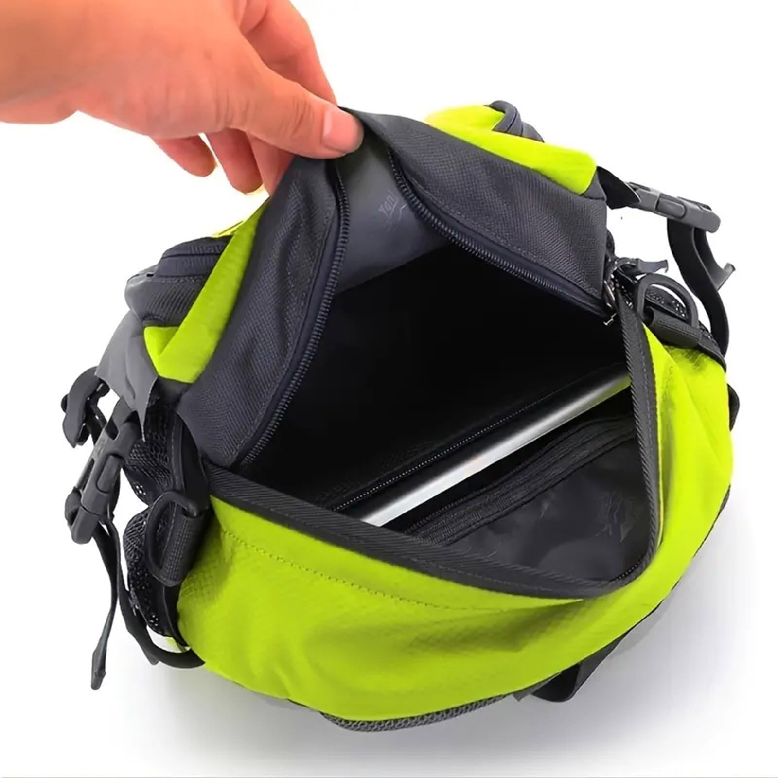 Plecak outdoorowy o dużej pojemności do wędrówek i podróży, wodoodporny design, idealny do wspinaczki górskiej i przygód jeździeckich