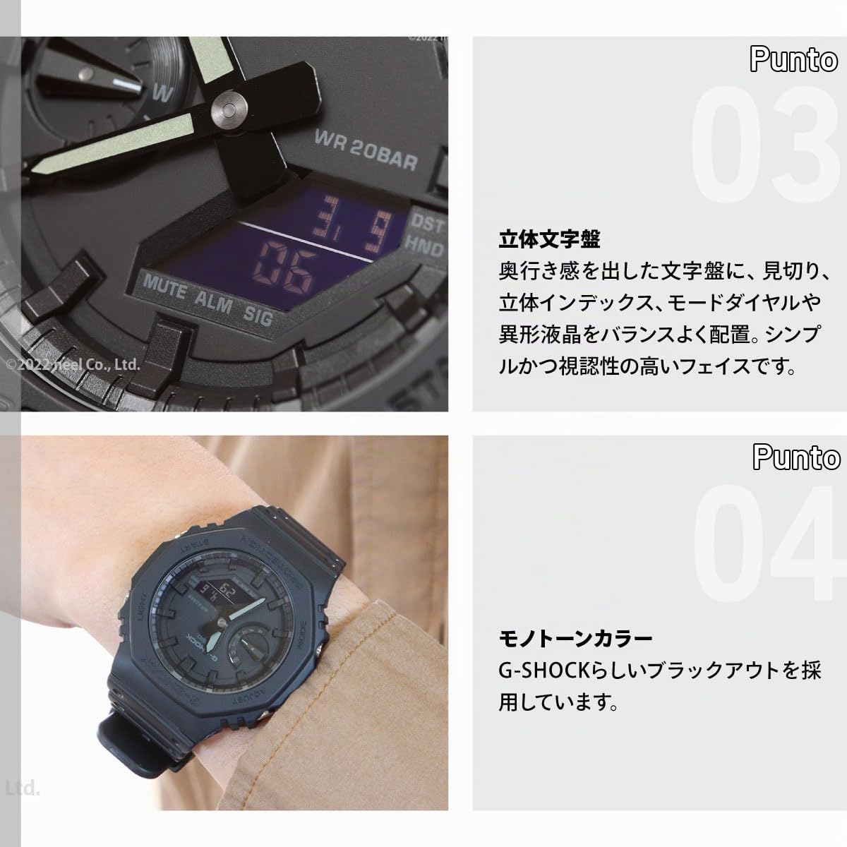 CASIO Analógico Modelo 01 G-Shock. Marca