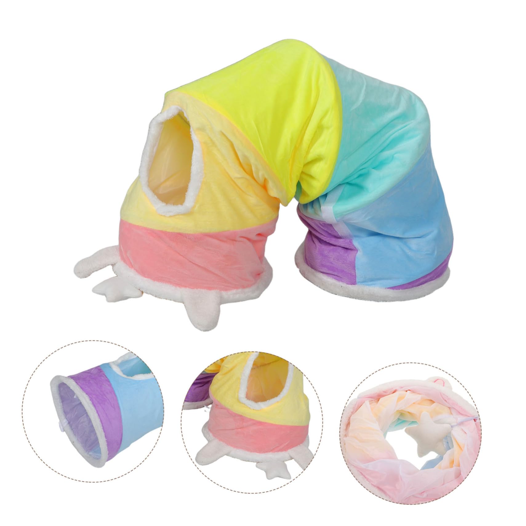YARNOW Cat Tunnel Juguete De Persecución De Gatos Juguete Interactivo para Gatos