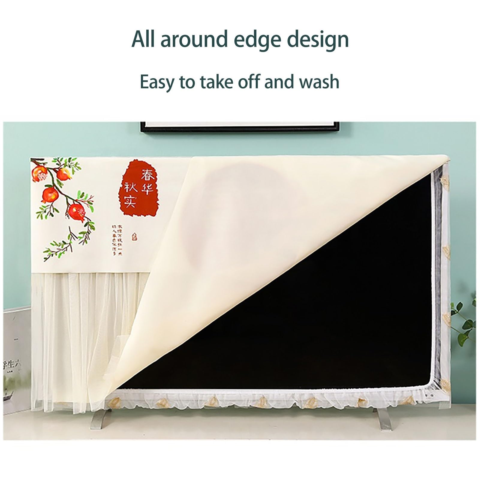 元気が出るテレビの布です。 Amazon.co.jp: BMOZRM(なぜザム) テレビカバーガーゼレース生地