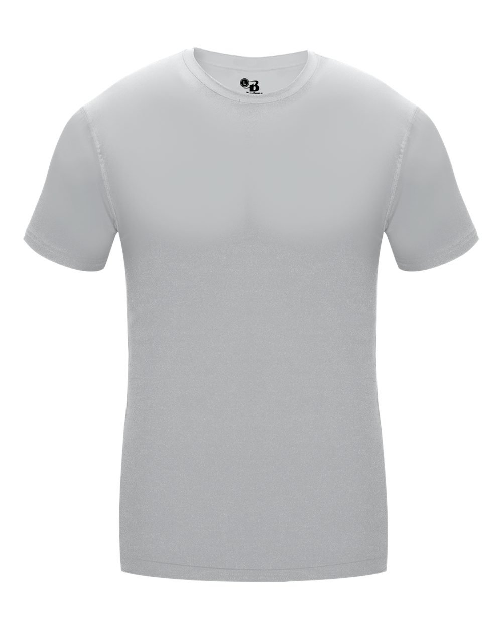 Badger Sport Silver Youth Medium Compression Short Sleeve