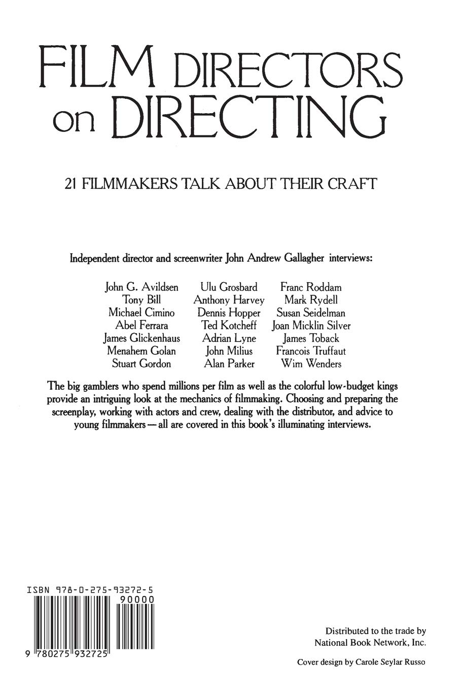 Film Directors on Directing