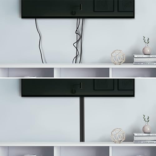 Miniatura 29 de Cubierta de cable de pared, ocultador de cable de TV de 31.5 pulgadas para TV montado en la pared, kit de gestión de cables de TV, canaleta de cable