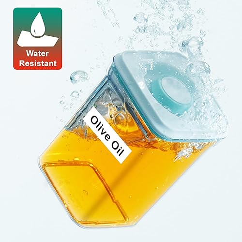 Vista 18 de BOYEEZON Paquete de 5 cintas de color laminadas de 0.019 in, compatibles con Brother P Touch TZe-131, 132, 133, 232, 233, 0.47