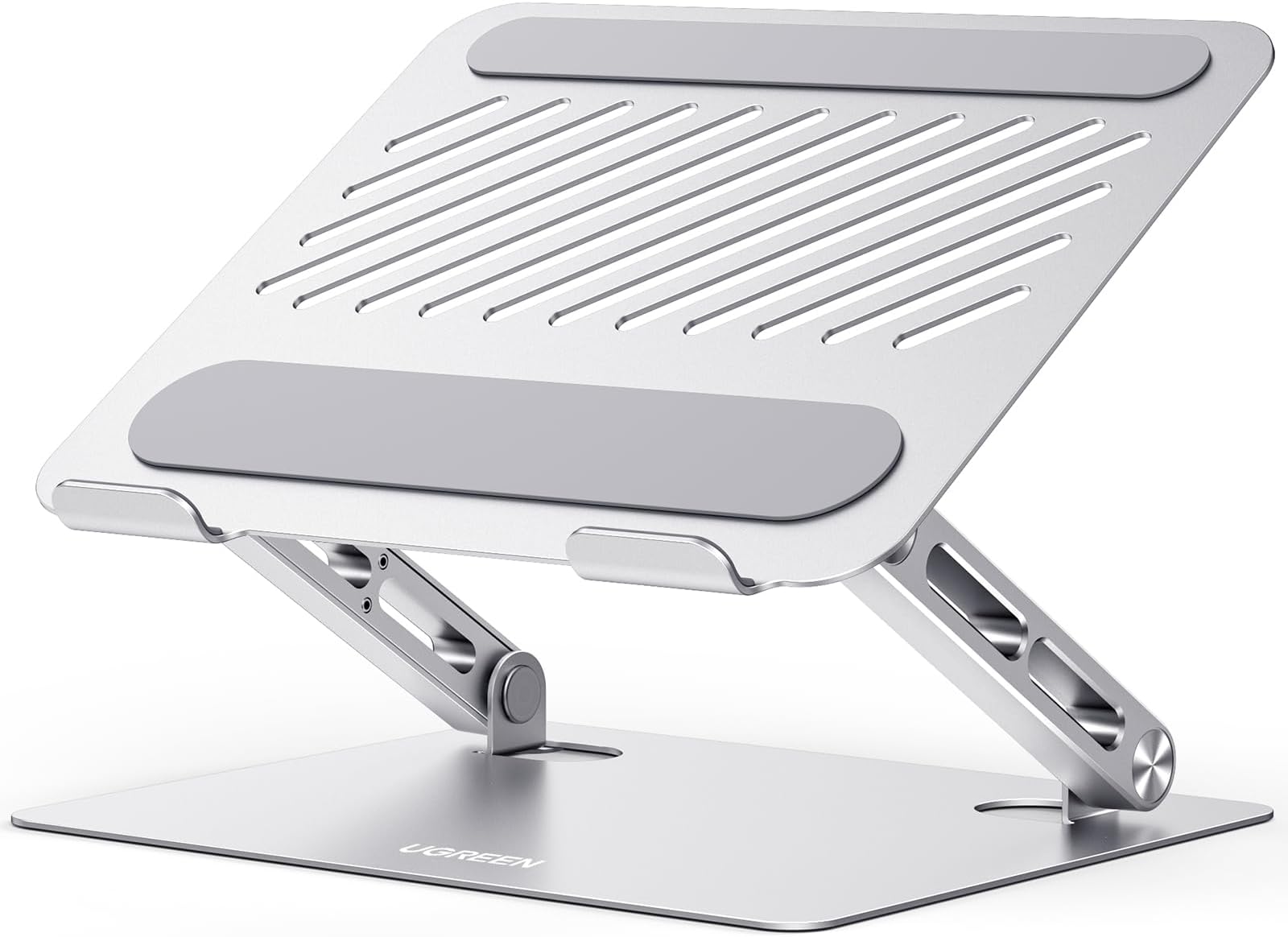 Laptop Stand, Adjustable Laptop Riser with Heat-Vent, Ergonomic Foldable Laptop Stand Compatible with MacBook Pro/Air, Surface Laptop, HP Notebook (10-17 inches)