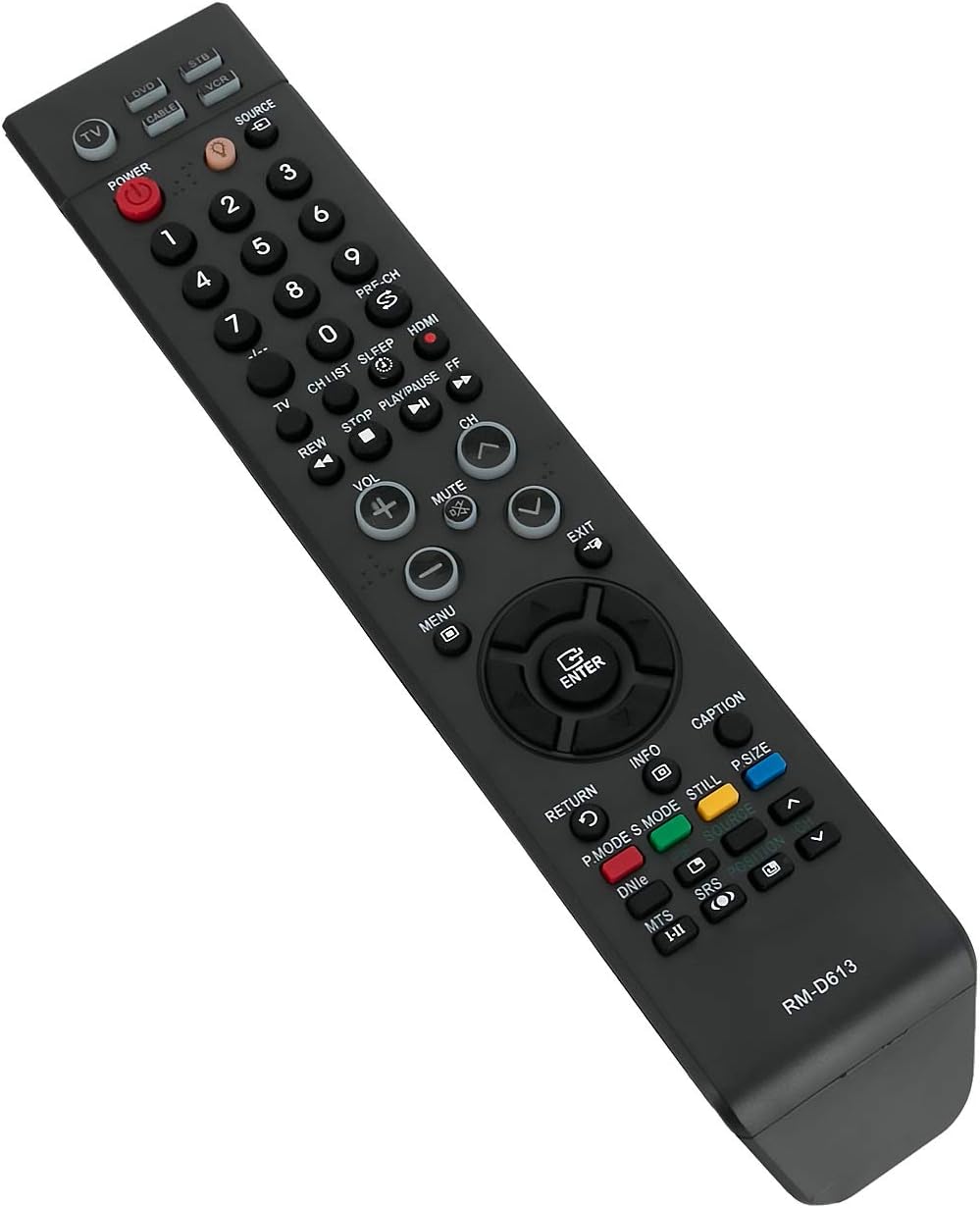 RM-D613 Replace Remote Control RMD613 fit for Samsung LCD LED TV ST-Box VCR Cable DVD LN-S2651D LN-S2652D LN-S3251D LN-S3252D LN-S4051D LN-S4052D BN59-00599A BN59-00517A BN59-00589A BN59-00559A