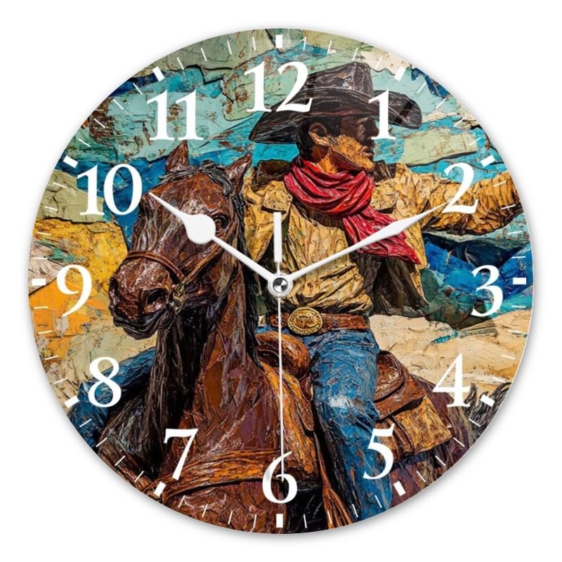 Reloj de pared redondo analógico silencioso 16 in miniatura 1