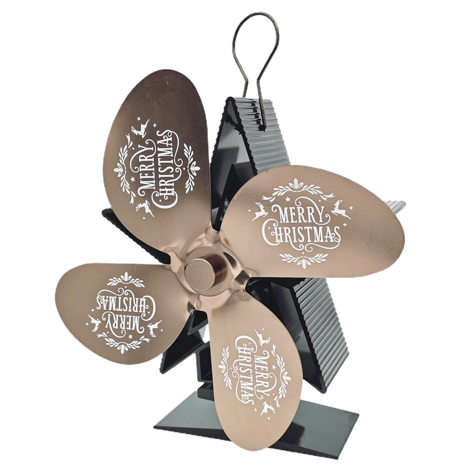 CLUB BOLLYWOOD® Christmas Heat Powered Fireplace Stove Fan for Log Burner Bronze_B| Home & Garden | Home Improvement | Heating, Cooling & Air | Fireplaces & Stoves-image-27