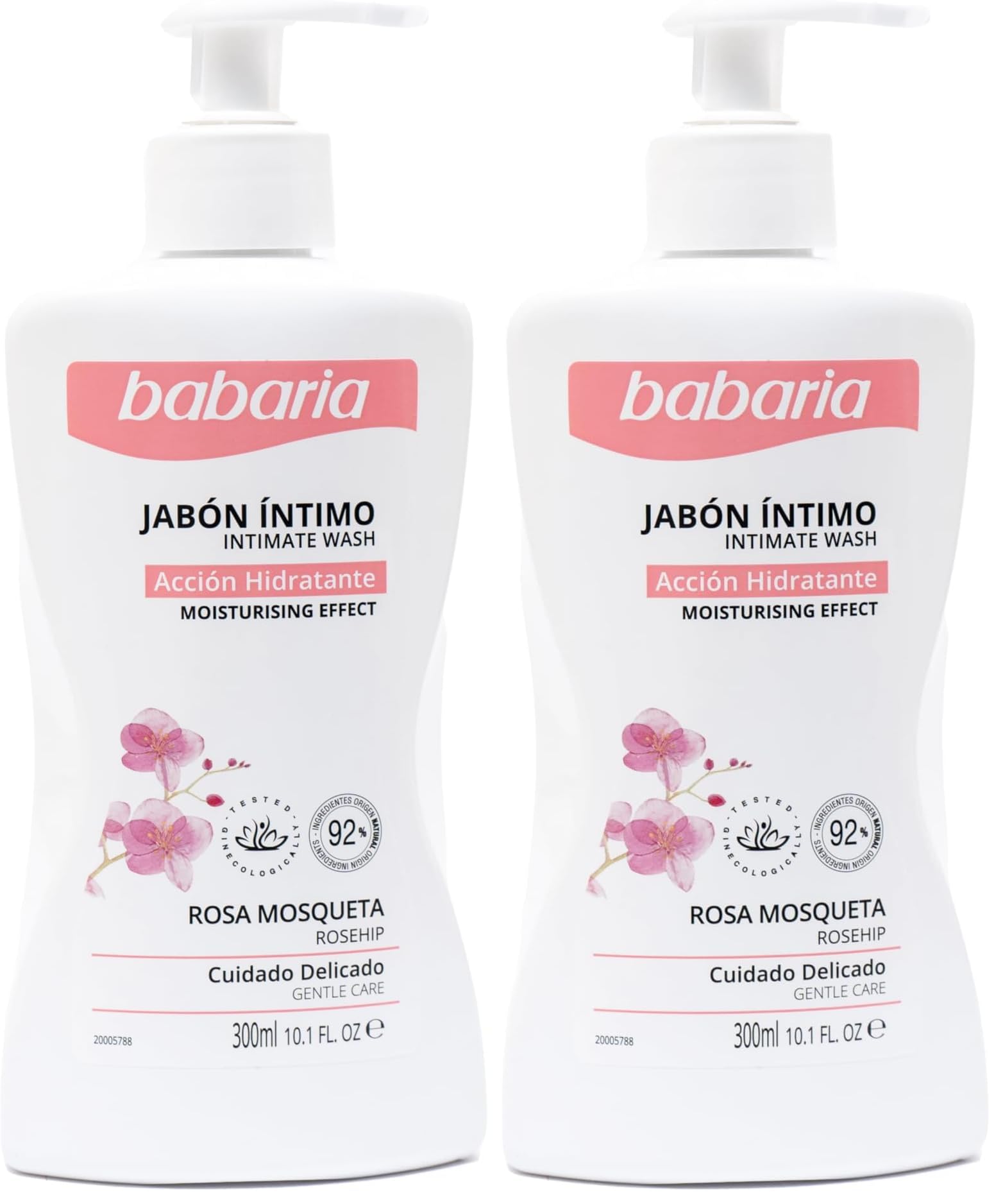 Babaria - Gel Intimo Rosa Mosqueta y Ácido Láctico | Jabon Intimo Mujer | Gel Intimo Acción Hidratante | Jabón Intimo Mujer | Respetuoso con PH Intimo — view 8