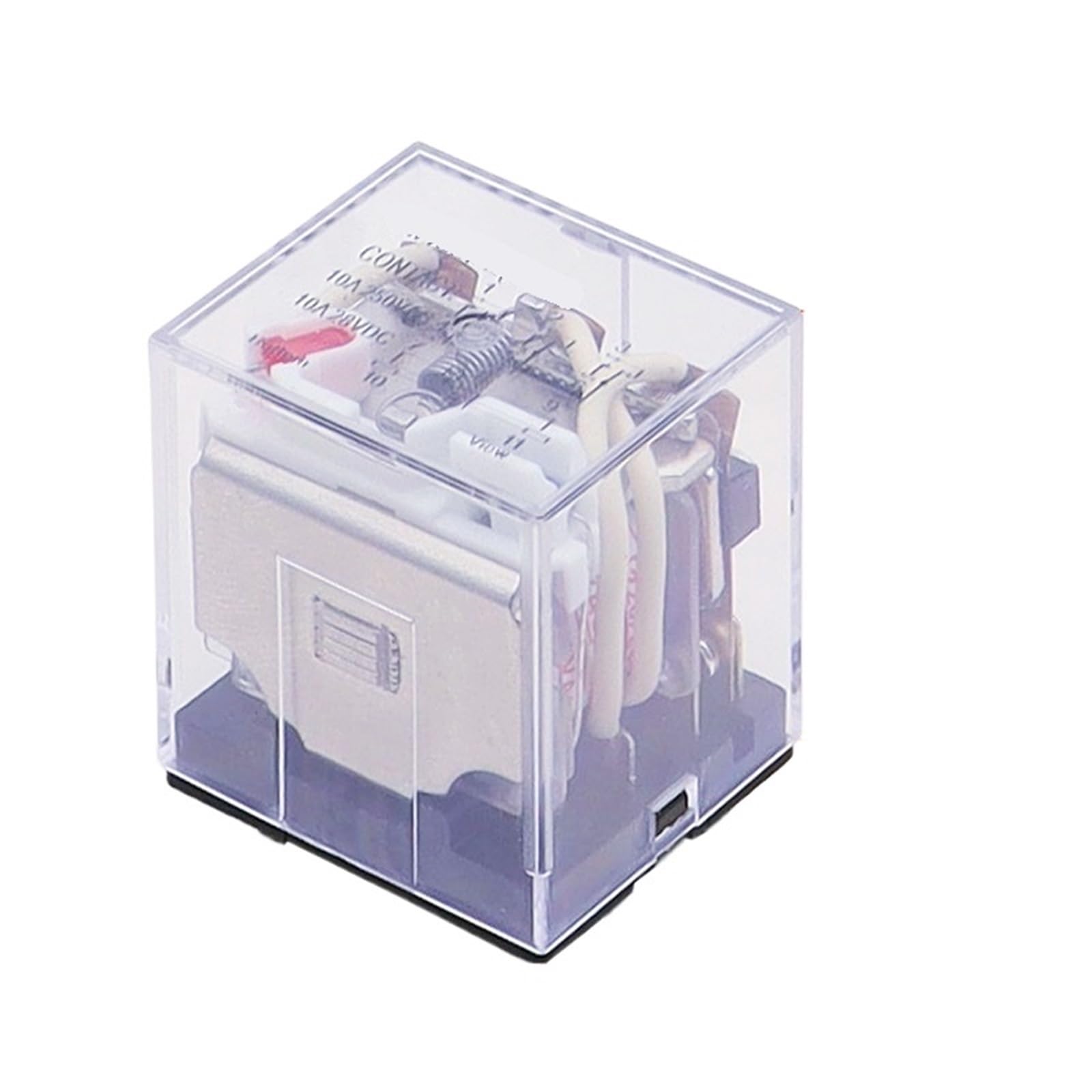 10 piezas LY3NJ HH63P Relé intermedio 10A Relé microelectromagnético ACDC12V24V AC110V 220V 380V con base de zócalo de 11 pines PTF11A(AC12V)