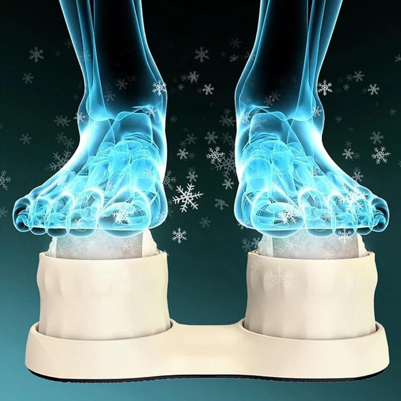 Image of Hot and Cold Foot Massage Roller for Circulation and Pain Relief | Foot & Body Massager for Muscle Relaxation, Textured Fascia Ball for Trigger Point Therapy (1Pcs)