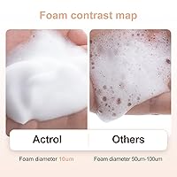 Vista 5 de Limpiador de pestañas concentrado de 3.4 fl oz, champú profesional de pestañas de almendra, limpiador de pestañas concentrado para extensiones