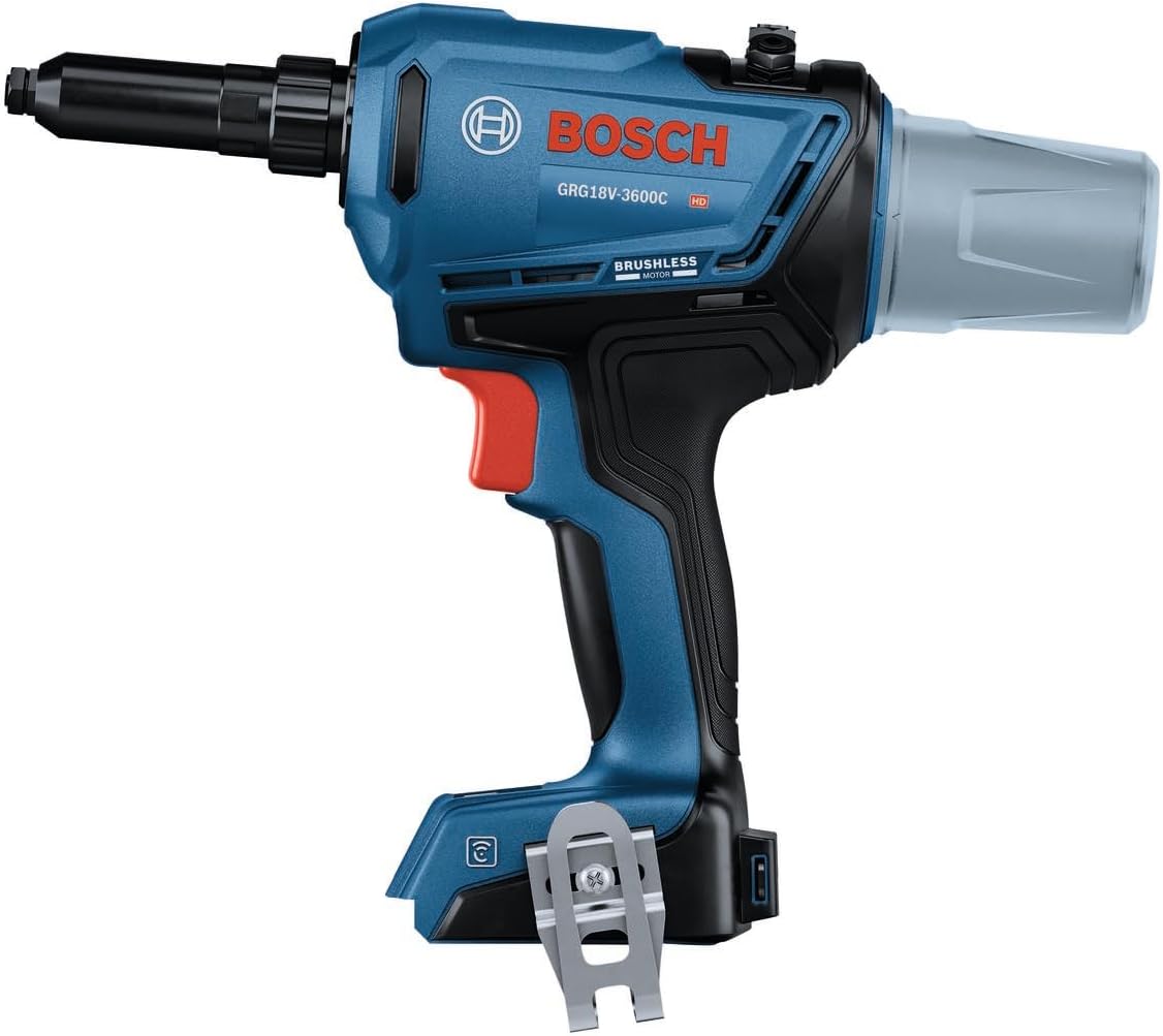BOSCH GRG18V-3600CN 18V Brushless Connected Rivet Tool (Bare Tool)