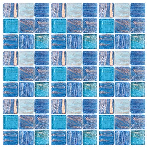 GLOBALDREAM Pegatinas de Baldosas, 30 Piezas Cenefa Adhesiva Cocina Azulejos Adhesivos Pegatinas...
