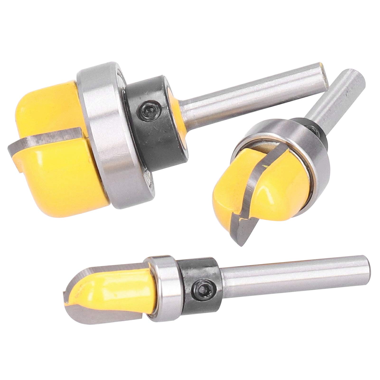 Set di 7 punte per fresa a gambo dritto verde da 6 mm, utensili per la lavorazione del legno con punta in carburo da 3, 4, 5, 6, 8, 10 e 12 mm | Leroy Merlin