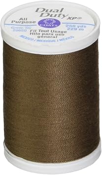 Coats Thread & Zippers S910-8360 Dual Duty XP General Purpose Thread, 250-Yard, Summer Brown