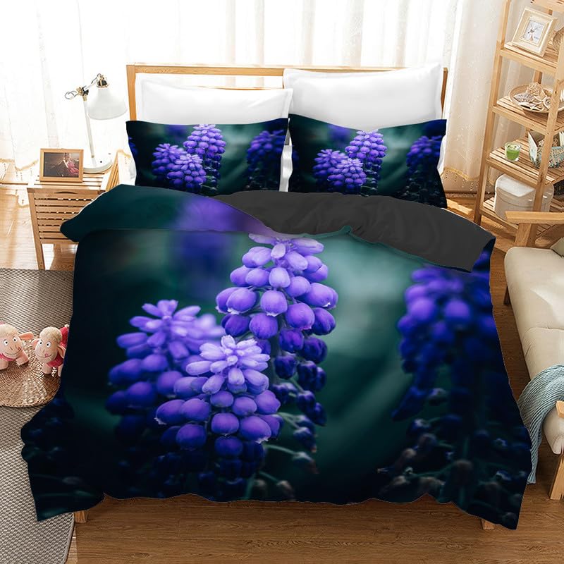 Funda nórdica flores verde oscuro para crear un oasis de calma en su cama 90
