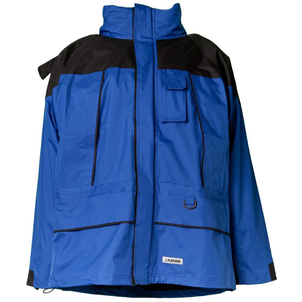 Planam 3130040 Outdoor Twister Jacke, Blau/Schwarz, Größe XS