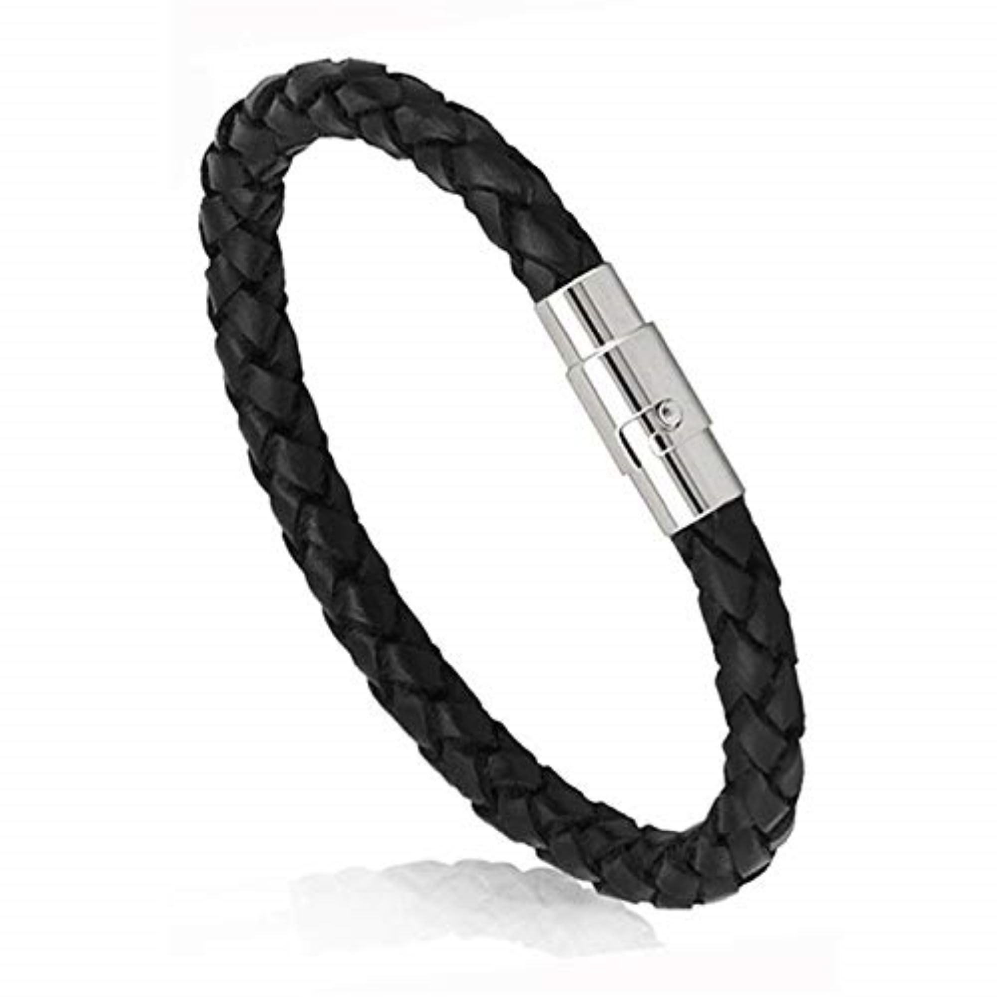 See full amazon price history chart for Karishma Kreations Bracelet for Men Stylish Latest Fashion Leather Hand Bracelet for Boys Steel Magnetic Clasp Braided Birthday Gift Genuine Leather Wrist Band for Men Karishma Kreations Bracelet for Men Stylish Latest Fashion Leather Hand Bracelet for Boys Steel Magnetic Clasp Braided Birthday Gift Genuine Leather Wrist Band for Men (B0CQYC6C2J) Amazon Price History, Amazon Price Tracker