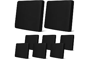 Newwiee Outdoor Cushion Covers for Patio Sofa, Set of 8 Elastic Stretch...
