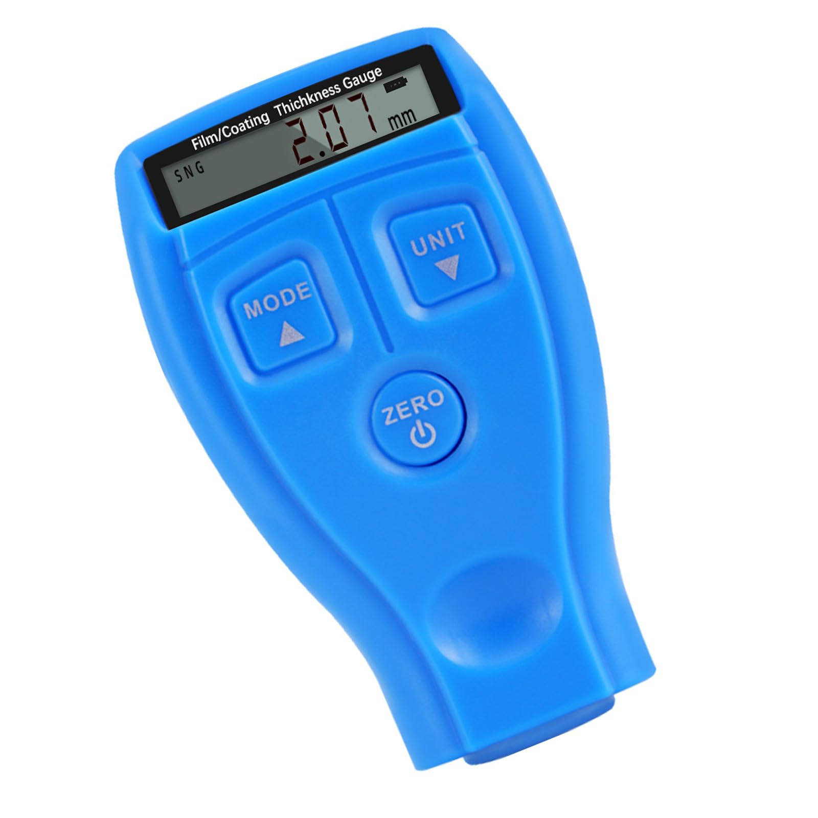 Woedpez Blue Accuracy Automotive Coating Thickness Tester Gauge Measuring Device Depth Meter For Metal Substrates Fast Responses Auto Body Paint Tester