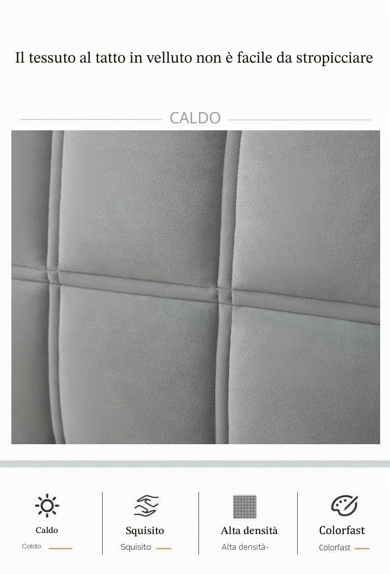 Copri Testata Letto Matrimoniale/Singolo Imbottito Premium,Copri Testiera Letto Universale,Copritestiera Letto Velluto Fodera Elastica Protezione Addensare Anti-Graffio ( Color : Beige , Size : 180cm(