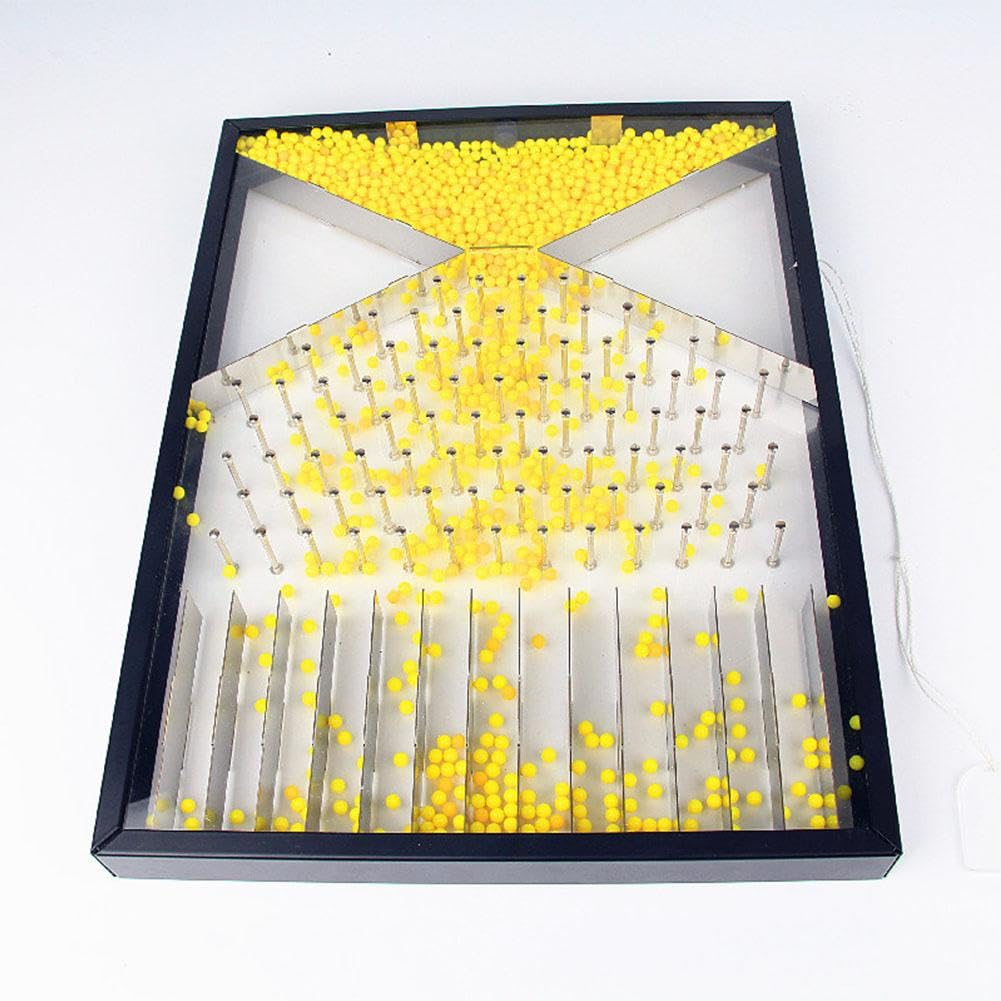 Galton Board, Modello sperimentale per la dimostrazione di fenomeni casuali, Dimostrazione efficace del diritto statistico, Dalton Board/The Galton Board for PhysicalSchool Laboratory Teaching