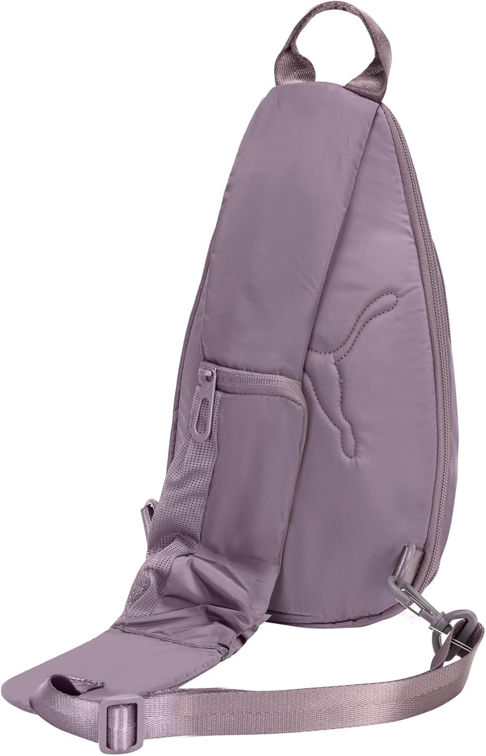 PUMA Myriad Sling, Sporty Hands-free Bag With Reversible Strap & Dual Compartments, Plum Jam, OS - Image 2