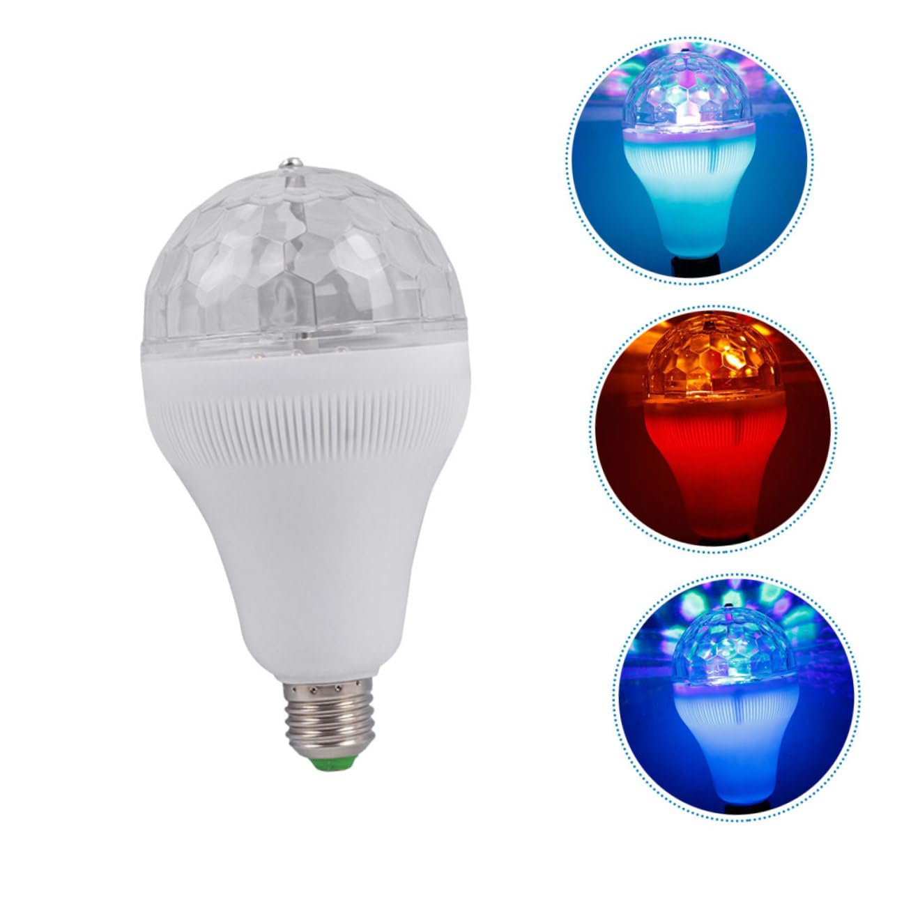 Glühbirne Rotierende Rgb aus Kunststoff Disco und Stilvoller Disco Atmosphäre mit Bunt Licht für Festliche Partys und Gesellige Zusammenkünfte