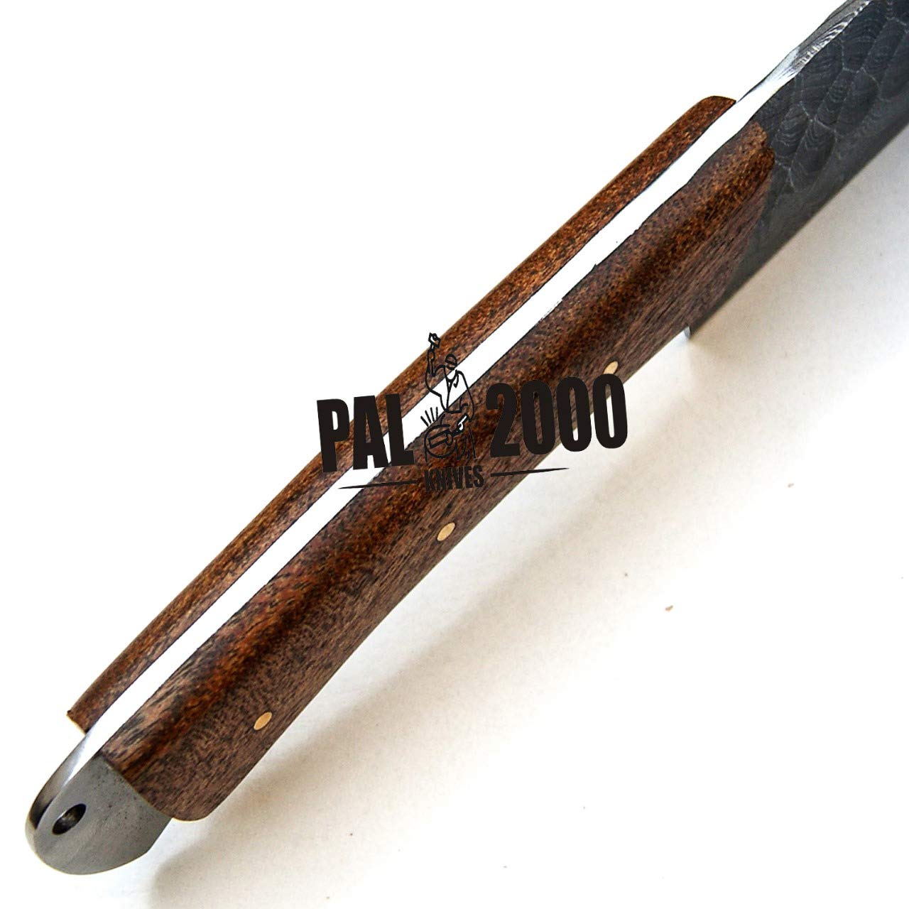 PAL 2000 Cuchillos de cocina de acero Damasco – 17,7 cm aproximadamente de espiga completa de acero Damasco – El mejor cuchillo de cocina hecho a mano Damasco con vaina Compra con confianza 9533