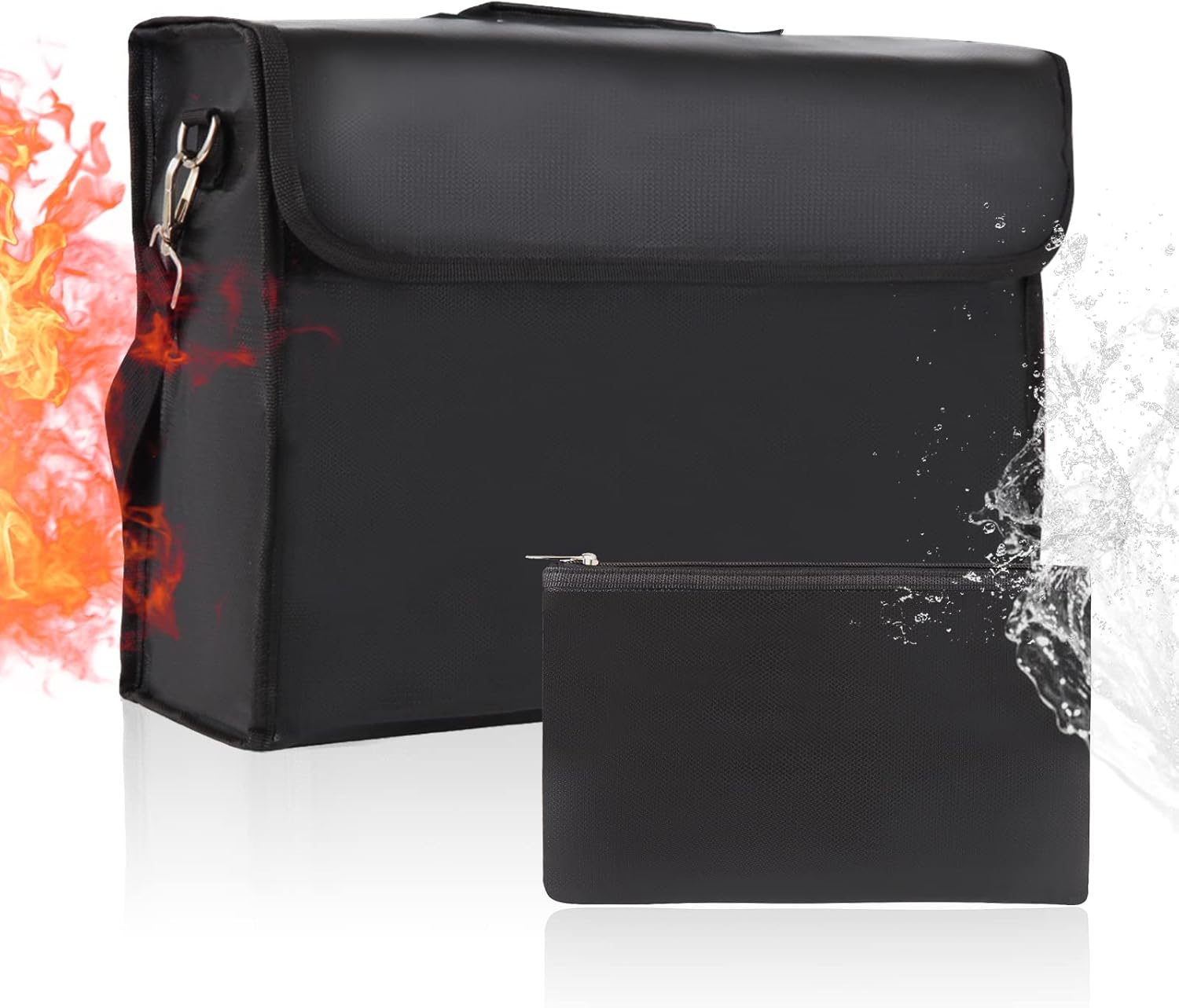 Fireproof Bag,Fireproof document bag(16 x 12 x 6 inch),important