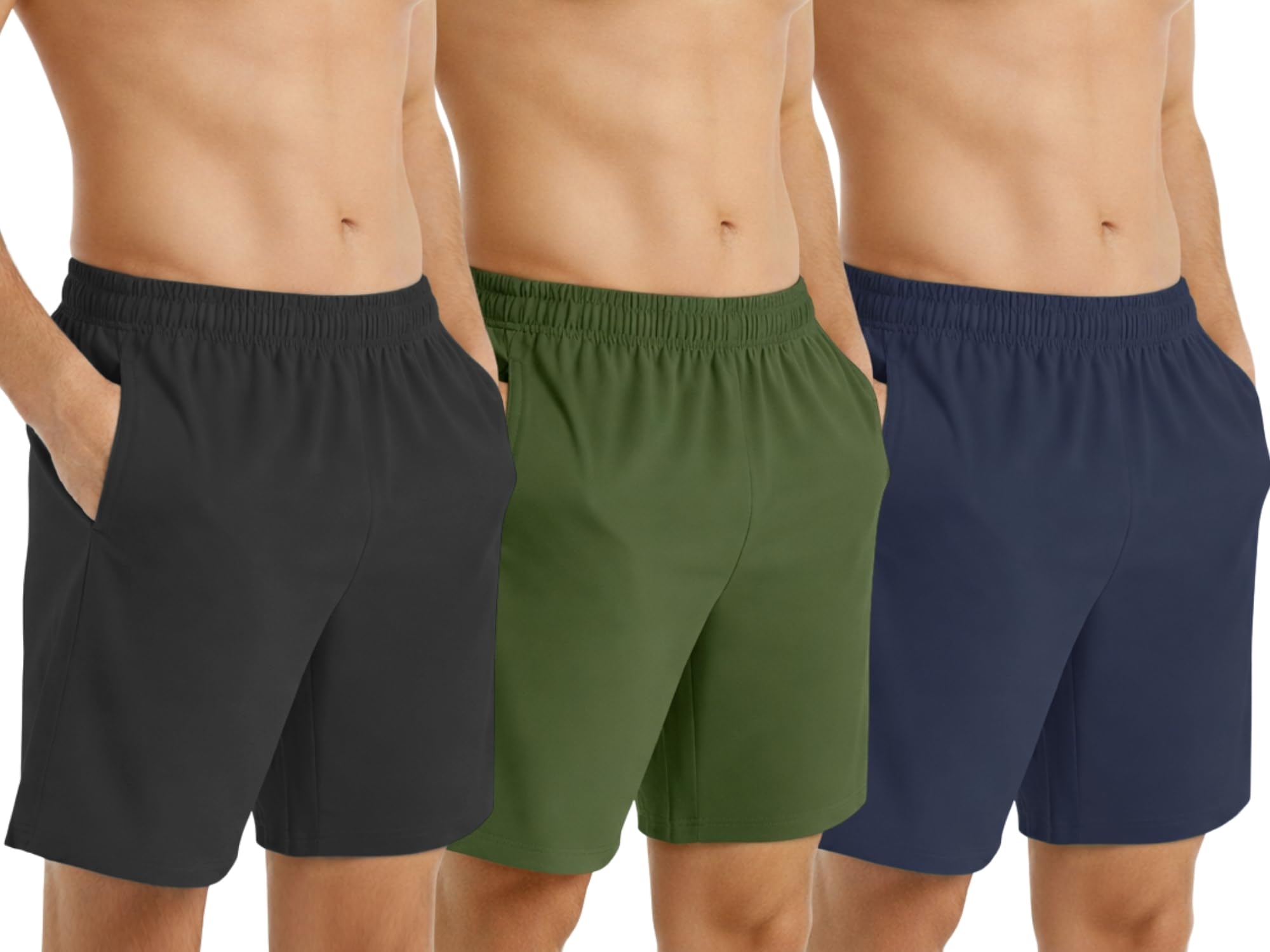 NEVER LOSE Sports Shorts for Men | Solid Gym Shorts with Zip Pocket | Half Pant for Man Stylish Shorts for Men Shorts for Men