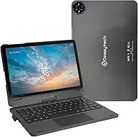 Tablet E19 4G, Tela 11' IPS Full HD 256GB, 12GB RAM (6GB + 6GB Boost), Octa-Core Cortex-A75, Bateria 8000 mAh, Câmera Traseira 20MP, Android 14 com Capa e Teclado Inteligente - Cinza