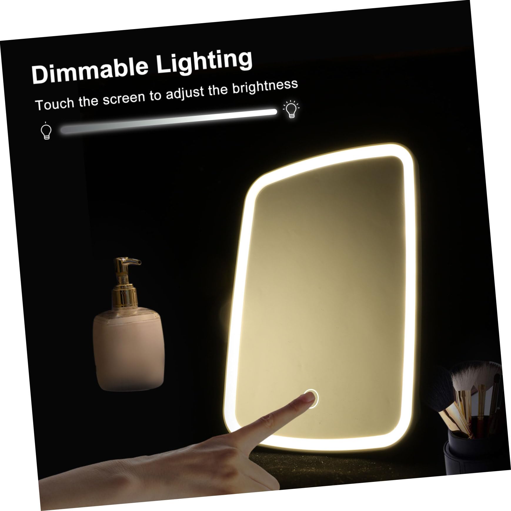LED Portatile con Illuminazione Design e Compatto per Modalità per Make Up Situazione