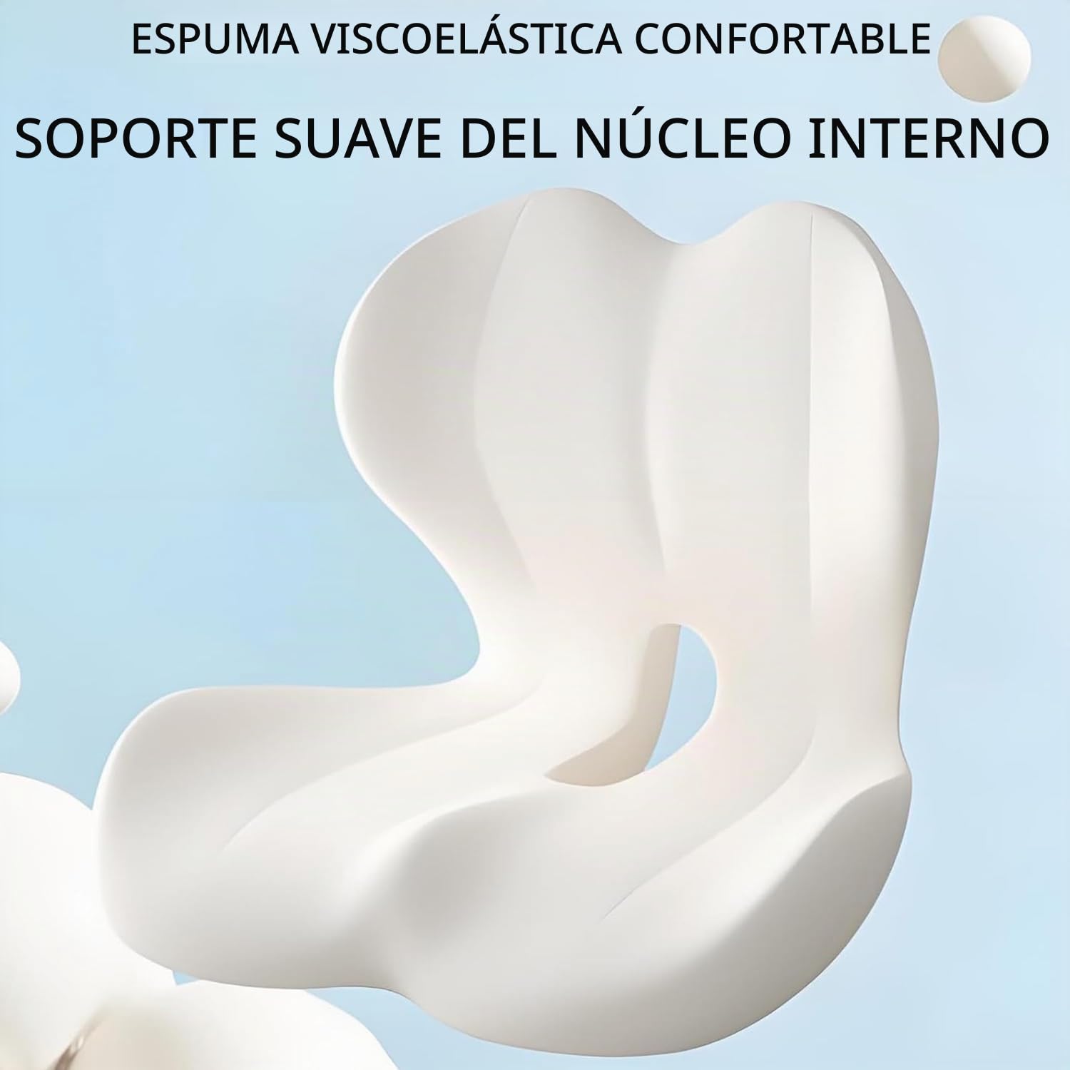 Cojin Silla Oficina,Cojin coxis ortopedico,Adecuado para Uso en sillas de Oficina, automóviles, sillas de Ruedas y en el hogar