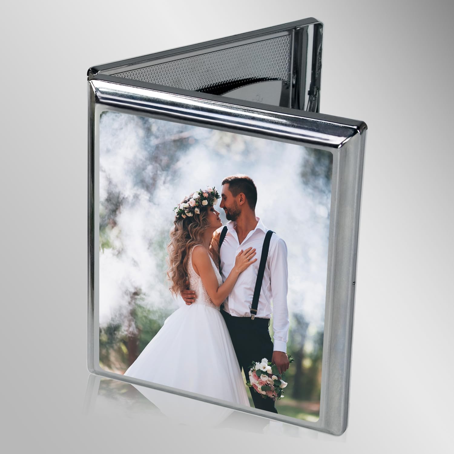 Contento | Personalisiertes Zigarettenetui | Bedruckt mit deinem Foto | Zigarettenbox | Geschenkidee für Männer & Frauen, Geburtstag, Weihnachten, Jubiläum, Werbegeschenk mit Logo