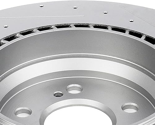 Miniatura 6 de Kit de rotores de freno SCITOO - (2) rotores de freno ranurados traseros para Ford Explorer 2002-2010 para Ford Explorer, 2007-2010 para Ford