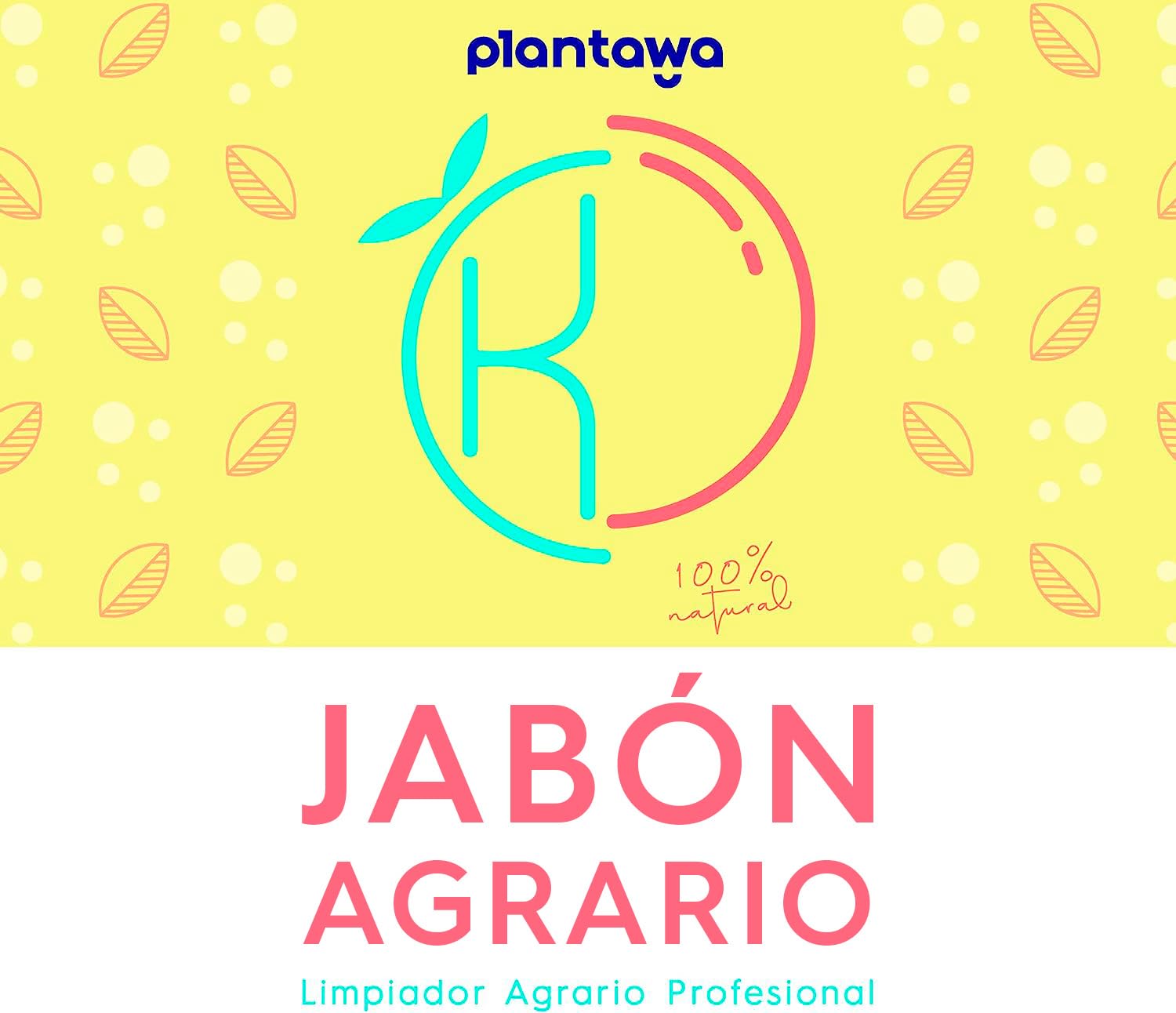 PLANTAWA Aceite de Neem 5L 100% Natural, 100% Concentrado y Puro, para Plantas, Huerto, Agricultura, Jardinería & Jabón Potásico 5L, Actúa por Contacto, Araña Roja, Cochinilla
