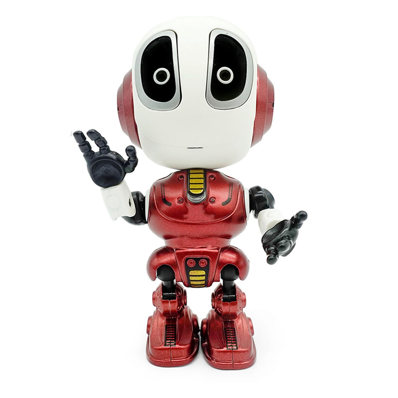Syrisora Mini-Roboter Sprechendes Spielzeug, Legierung, Intelligente Berührungssteuerung, Aufgezeichnetes Gespräch, Roboterspielzeug mit LED-Augen, für Zum Lernen und Spielen Als Partner