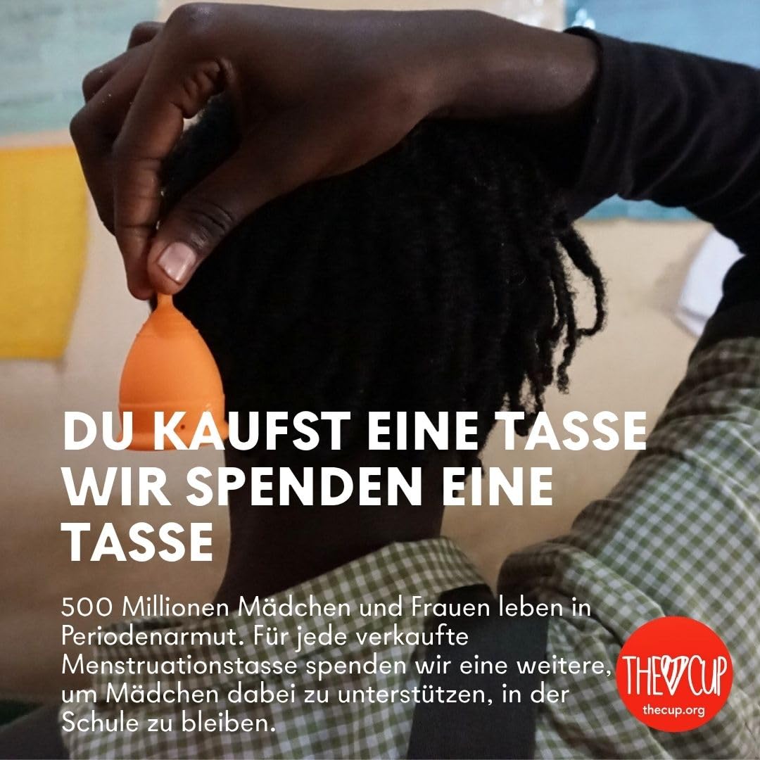 Lunette Menstruationstasse – Wiederverwendbare Periodentasse – BPA-freies Medizinisches Silikon – Bis zu 12 Stunden Komfort – Tampon-Alternative - Größe 2 Violet