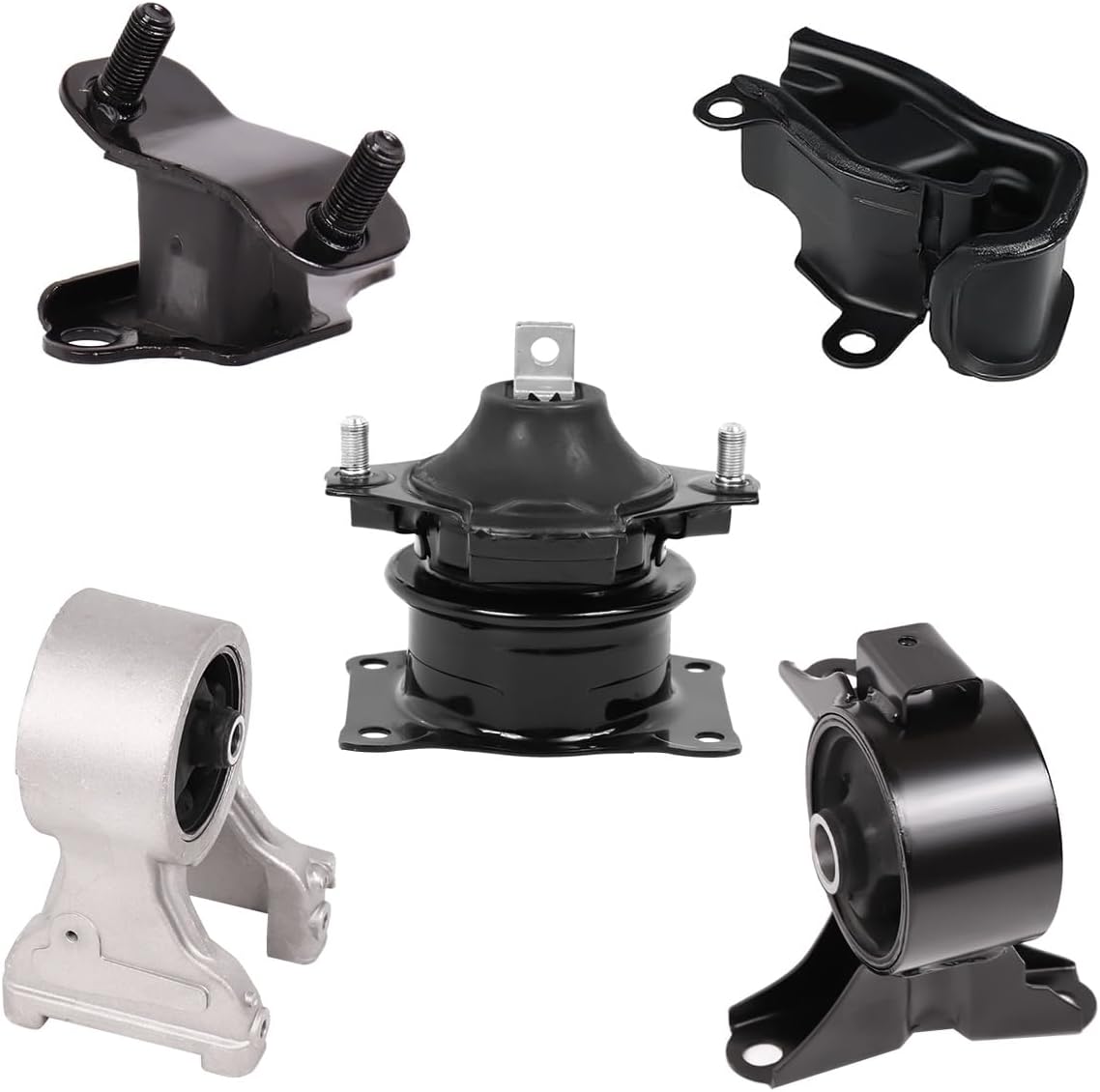 Set of 5 Engine Motor Mount & Transmission Mount Compatible with Honda Odyssey EX LX 3.5L V6 2005-2006, OE: A4526HY A4555 A4553 A6582 A4559