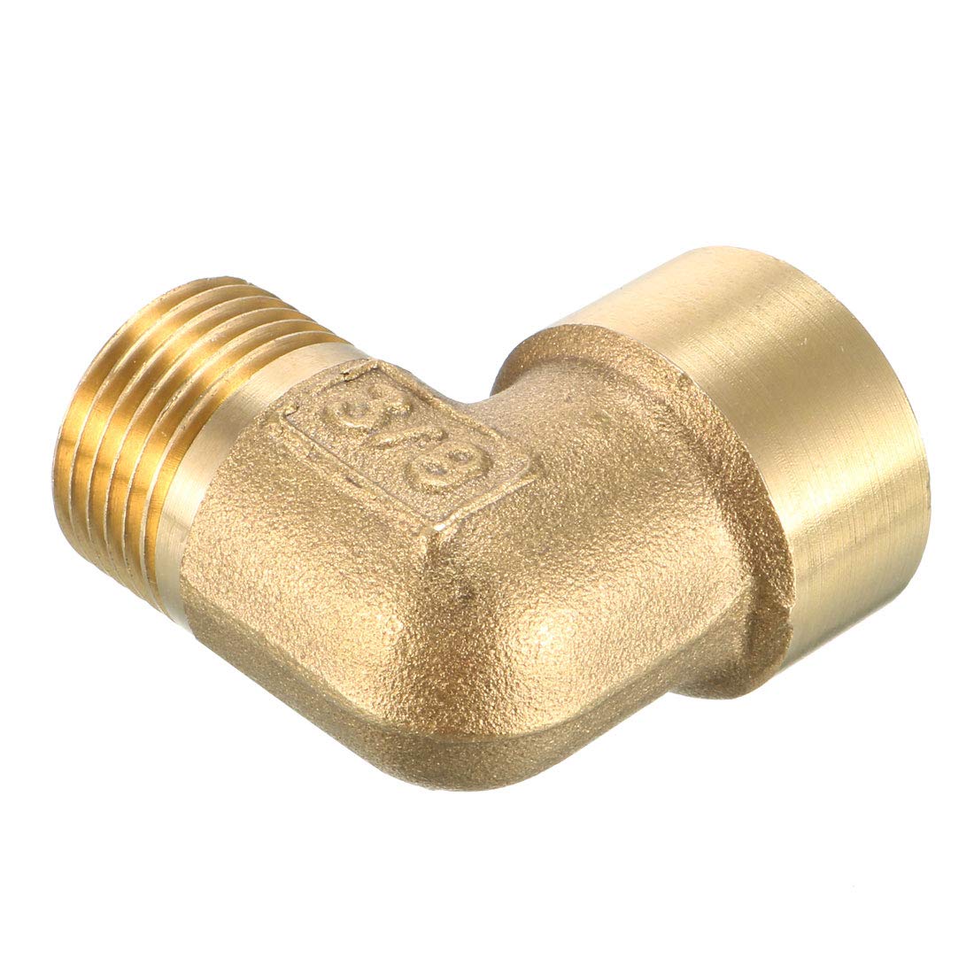 Sourcing Map Clapet Anti-Retour Laiton 3/8" PT - Vanne Non-Retour Air Eau Gaz