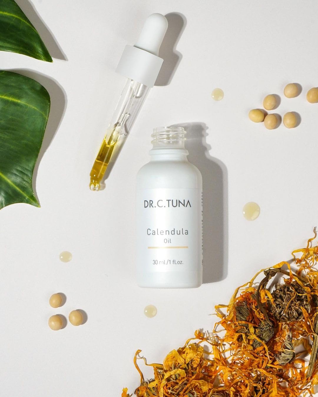 FARMASi Dr. C. Tuna Calendula Oil, Moisturizing & Nourishing For Skin, Face and Body, It Nourishes the Skin and Leaves Behind a Soft and Silky Feeling, 1 fl. oz / 30 ml - Image 2