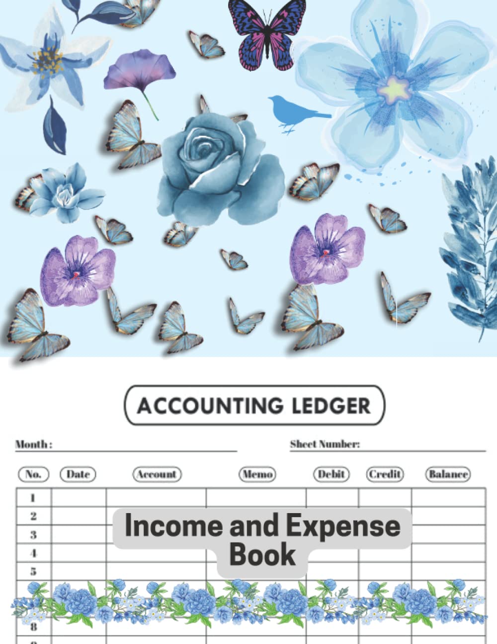 Income and Expense Book: INCOME & EXPENSE LOGBOOK Accounting Ledger Book: Simple Accounting Ledger for Bookkeeping and Small Business Income Expense .