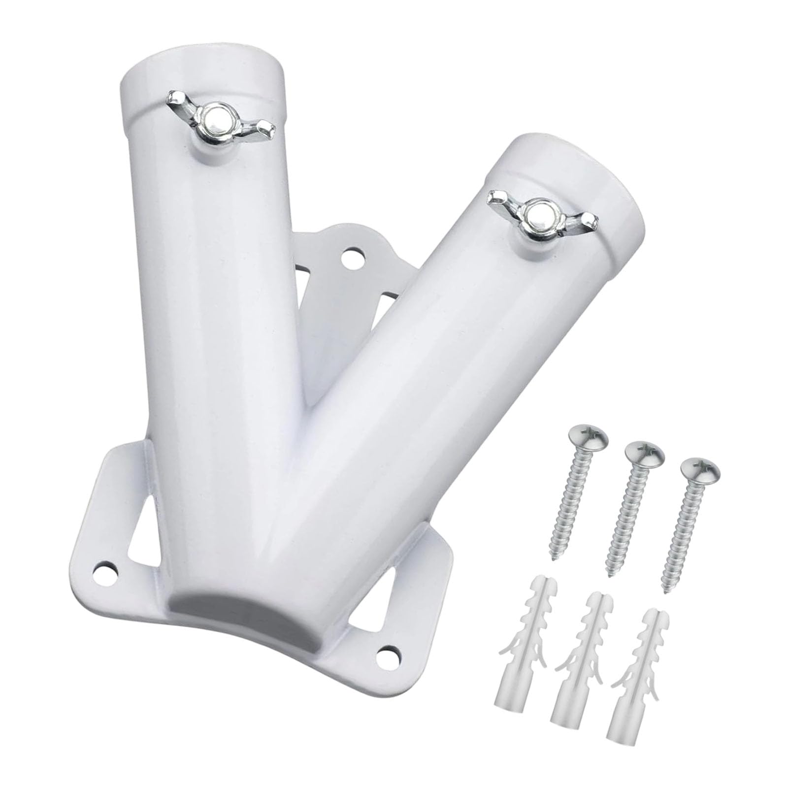 Resistant Flag Holder Double Mounting Holes Suitable for Secure Outdoor Flag Display on Wall or Posts Poles Holder