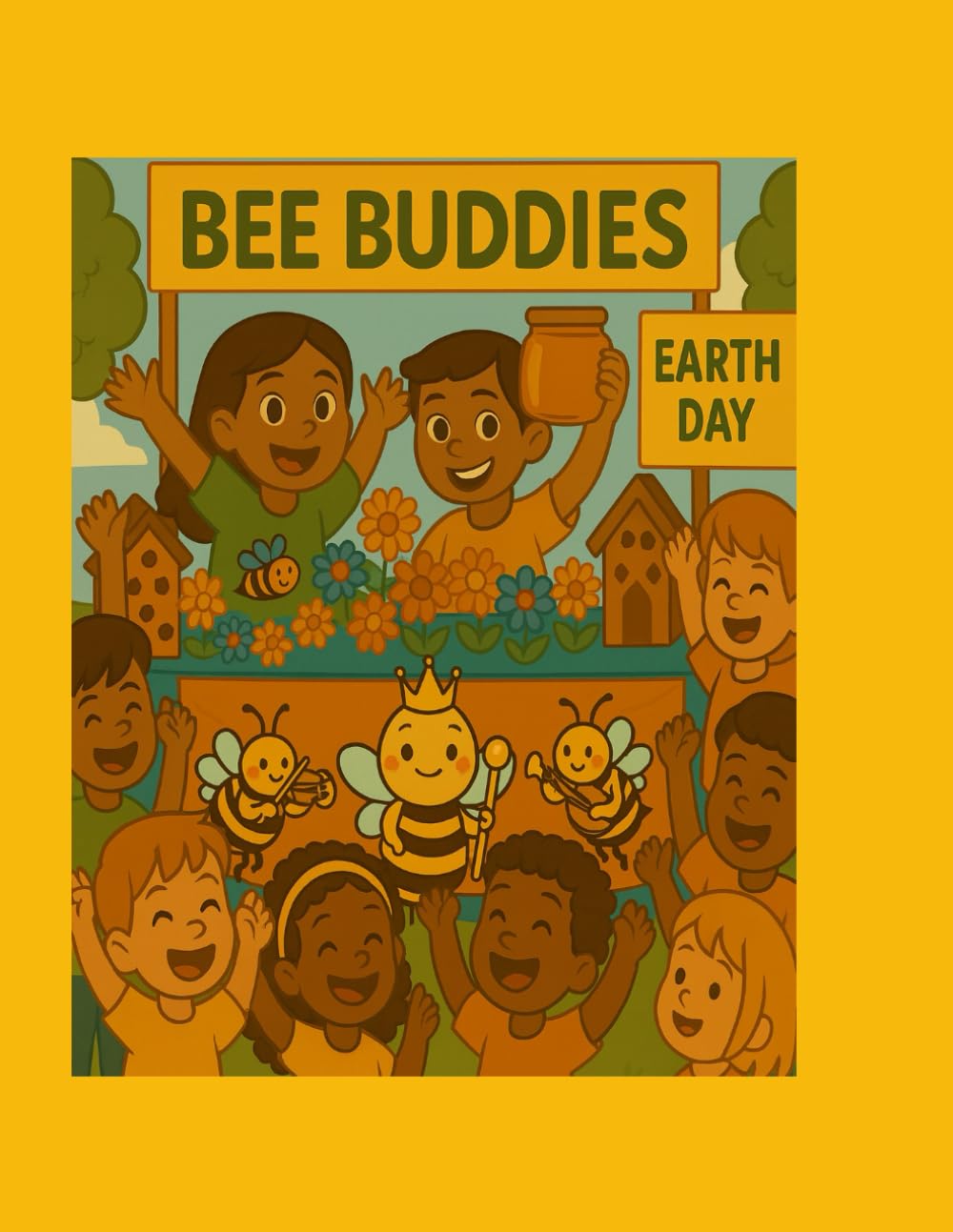 BEE BUDDIES: A Bee-Saving Story, A Fun Kids’ Play, and Creative Pages for Drawing, Writing & Bee Adventures.