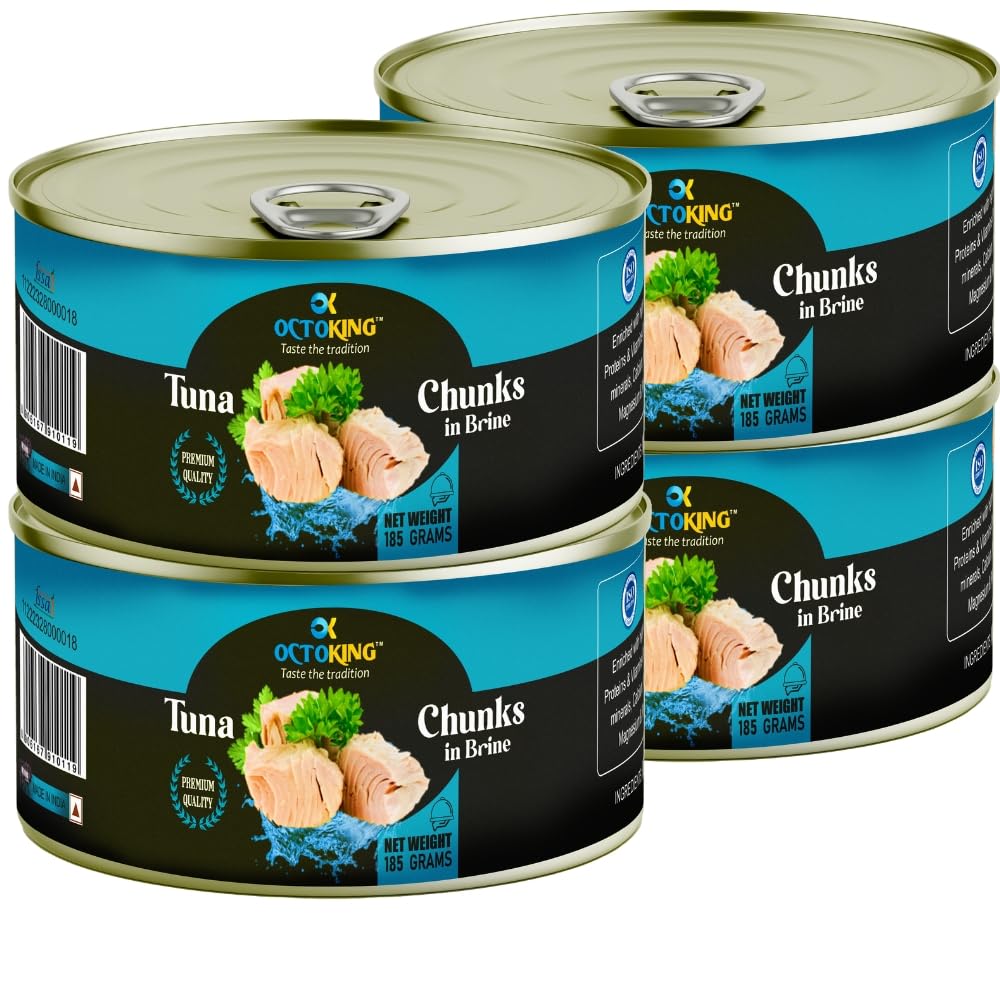 See full amazon price history chart for Octoking Tuna Chunks in Brine,Salt Water Added (185g X 4, 740) Octoking Tuna Chunks in Brine,Salt Water Added (185g X 4, 740) (B0CCPNJ6DB) Amazon Price History, Amazon Price Tracker