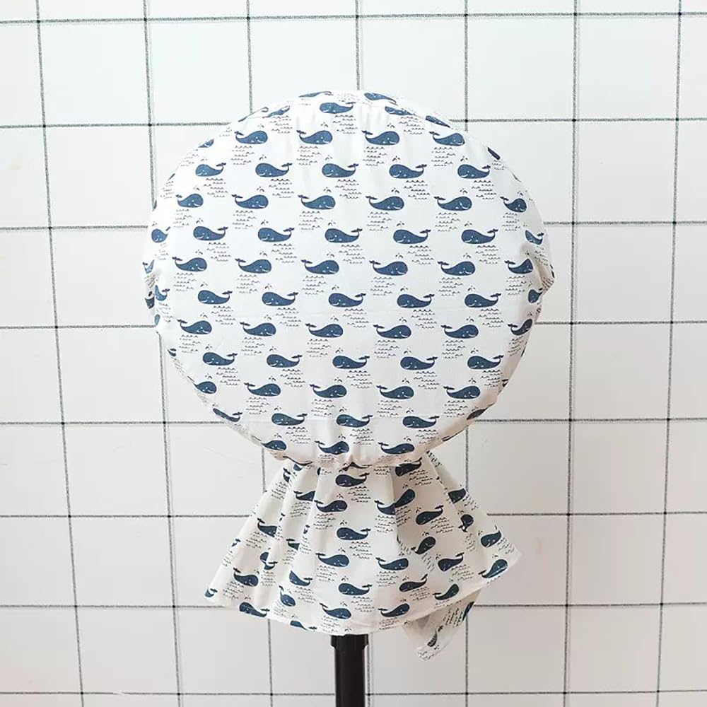 ONECHANCE 18-20 inch Fan Dust Cover Standing Fan Cover Heavy Duty Fabric Washable Fan Cover Dustproof Protective Cover for Pedestal Stand Fan Floor Fan Color Whale