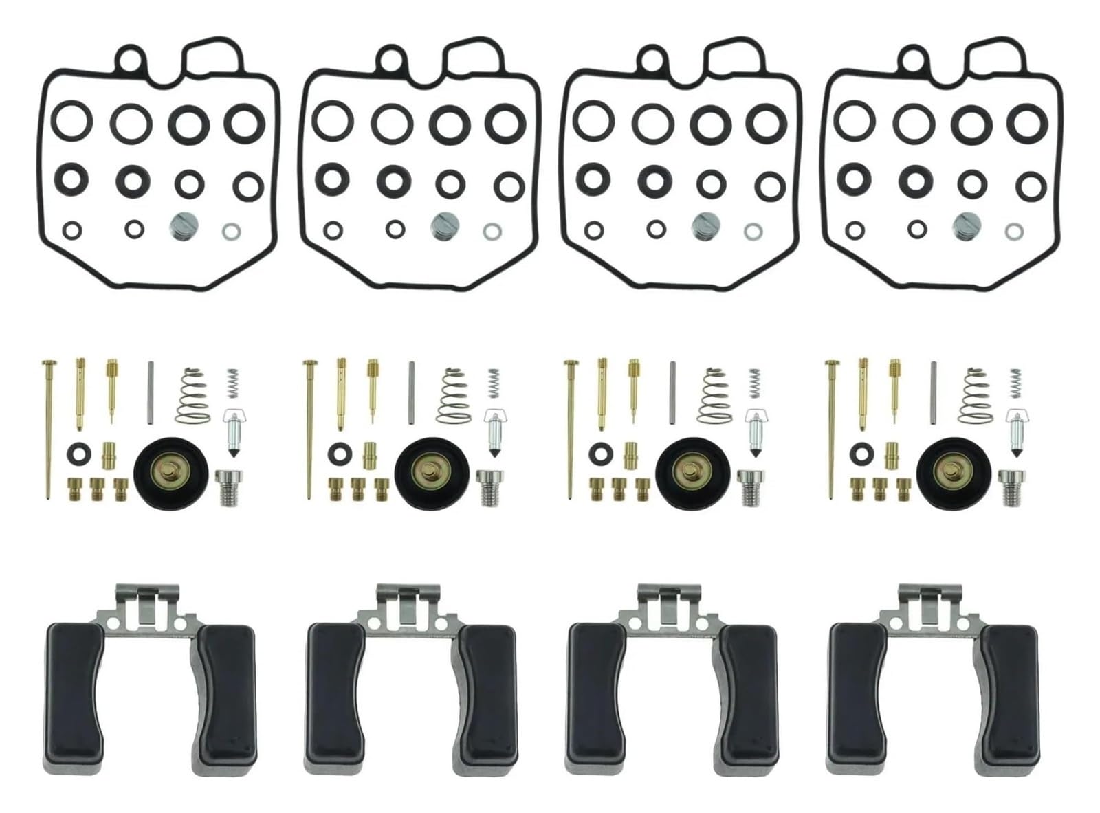 Kit Di Riparazione E Ricostruzione Del Carburatore Per Motocicletta Per CB750C CB750K CB750SC 1980-1982 Guarnizione A Membrana Kit Di Riparazione Carburatore Per Motociclette